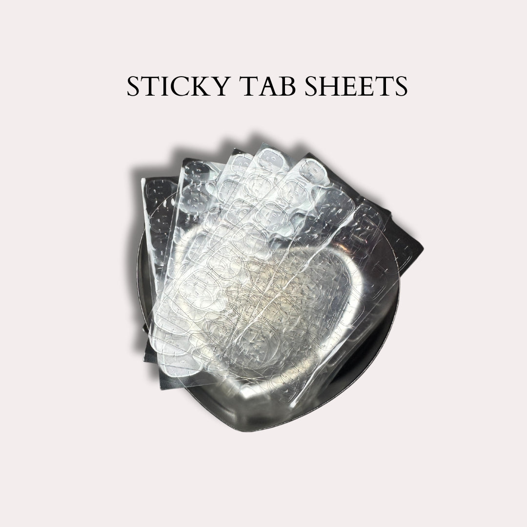 Sticky tab sheets