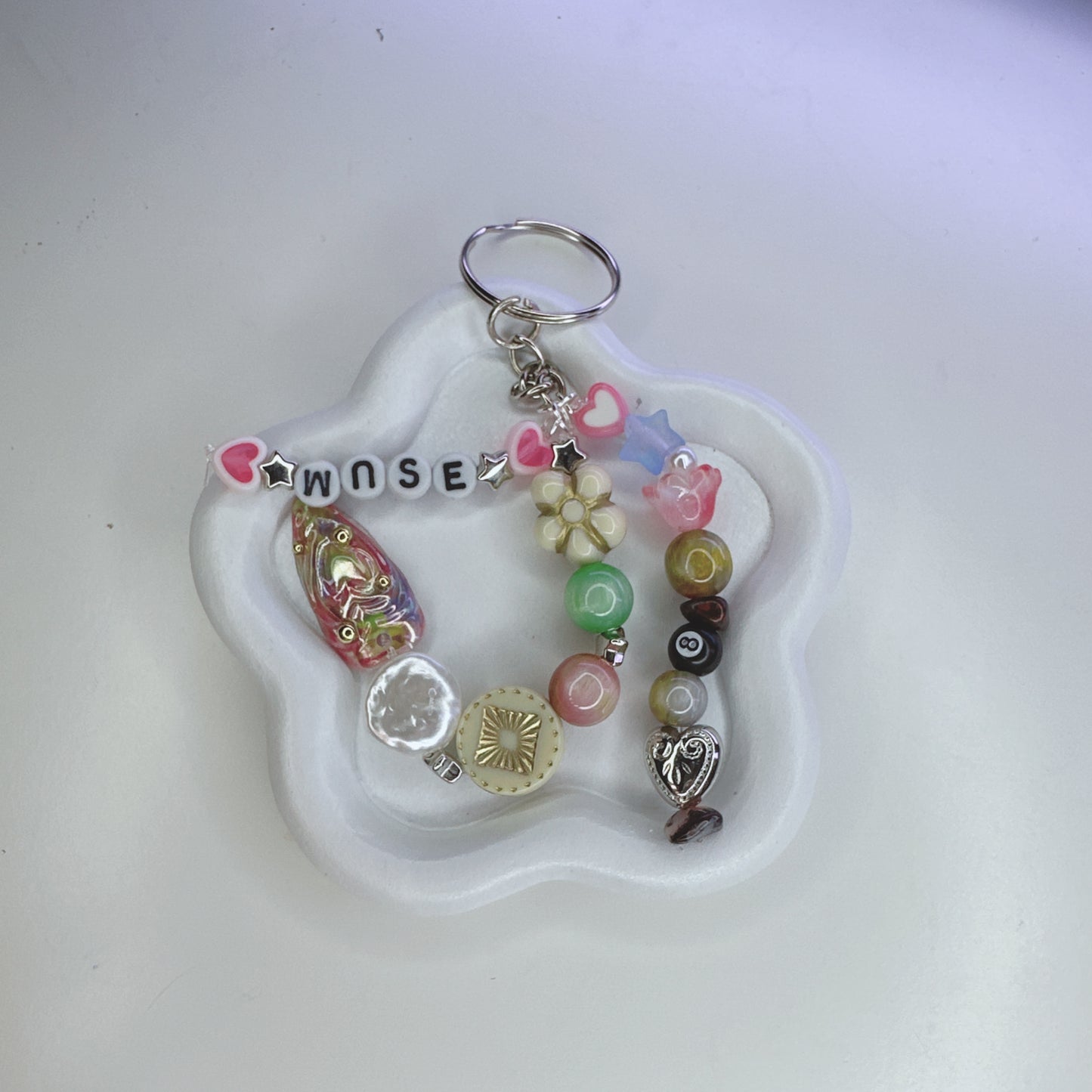 Press-On Nail Keychain