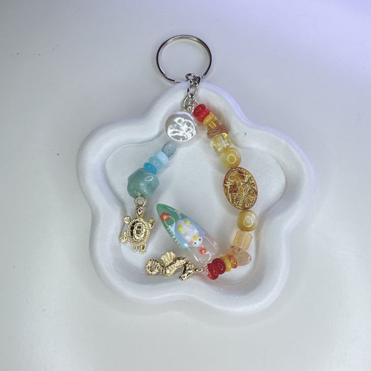 Press-On Nail Keychain